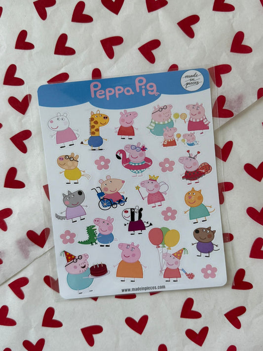 Peppa Pig Sticker Seti