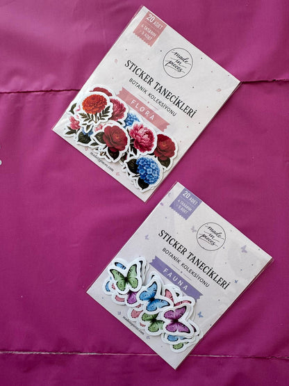 Botanik Koleksiyonu - Sticker Tanecikleri
