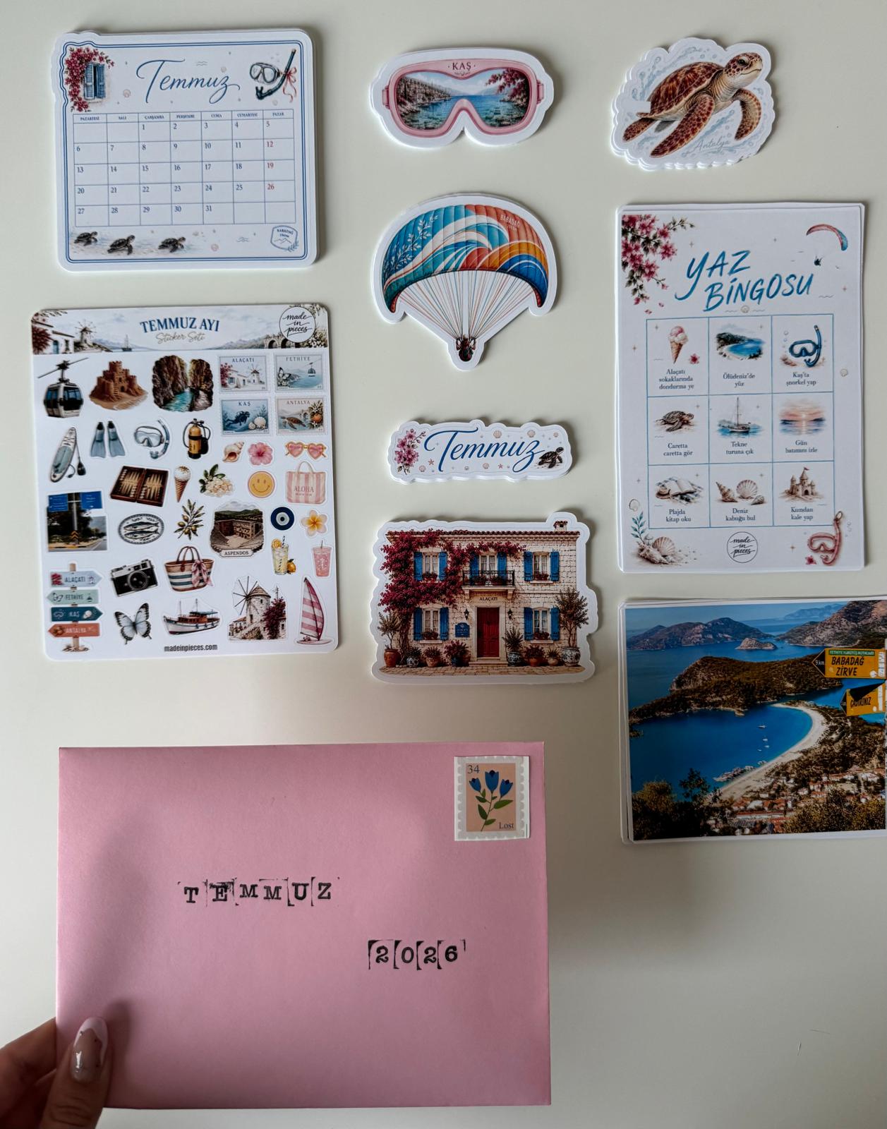 Temmuz Sticker Kulübü - Aylık Koleksiyon
