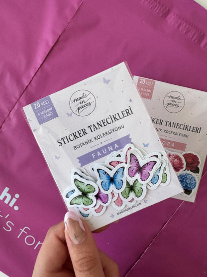 Botanik Koleksiyonu - Sticker Tanecikleri