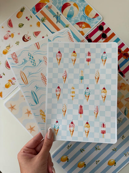 Yapışkanlı Scrapbook Kağıtları - Yaz Koleksiyonu