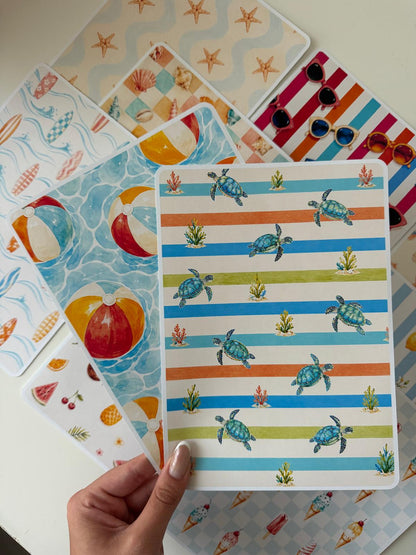 Yapışkanlı Scrapbook Kağıtları - Yaz Koleksiyonu