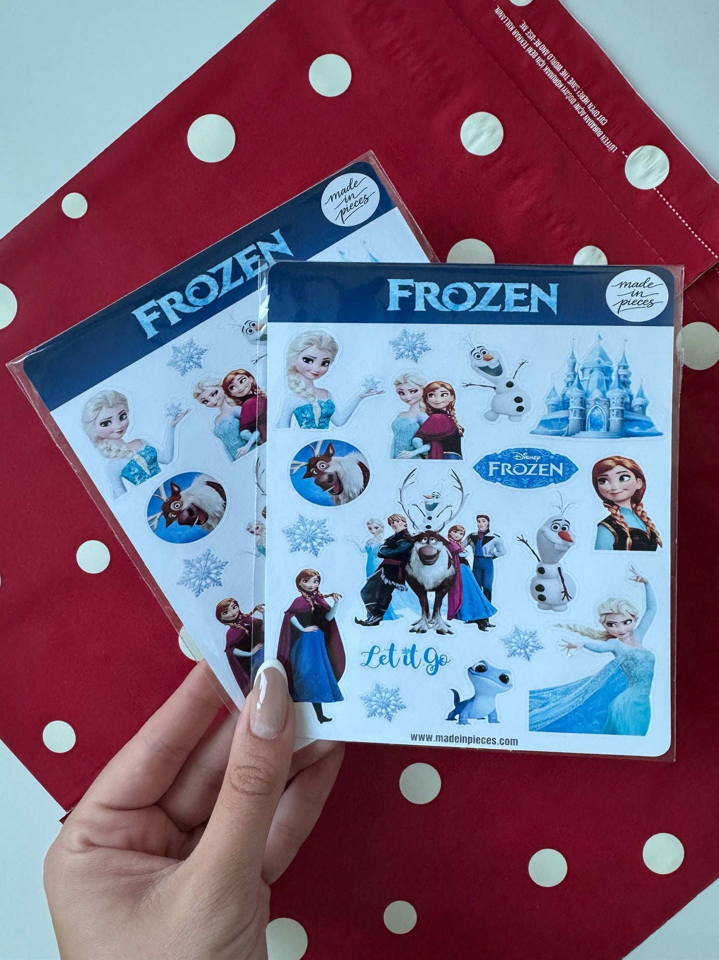 Frozen Sticker Seti