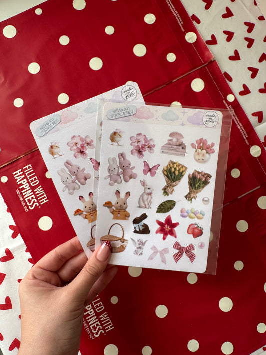 Nisan Sticker Kulübü - Aylık Koleksiyon - Made in Pieces