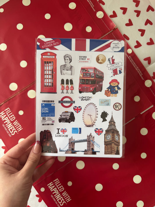 Londra Sticker Seti