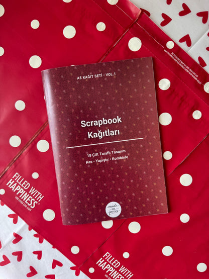Scrapbook Kağıt Seti Vol.1 - Made in Pieces