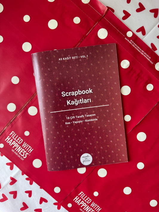 Scrapbook Kağıt Seti Vol.1 - Made in Pieces