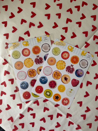Meyve Sticker Seti - Made in Pieces