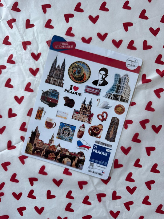 Prag Sticker Seti - Şehir Koleksiyonu
