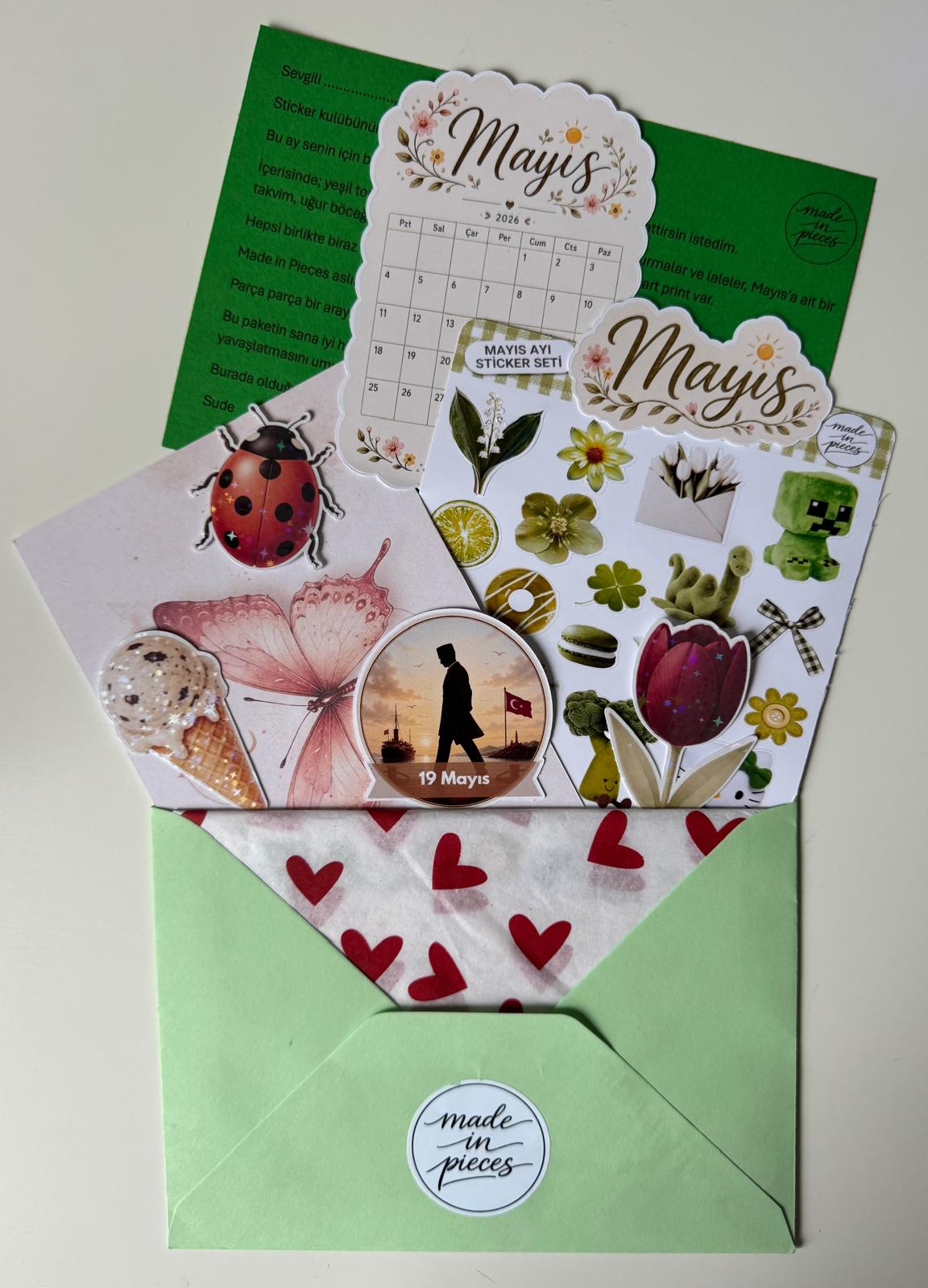 Mayıs Sticker Kulübü - Aylık Koleksiyon