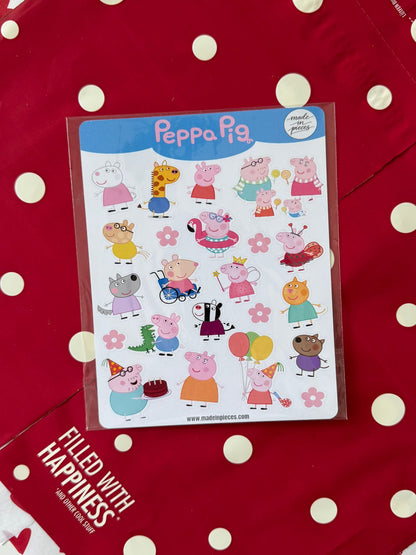 Peppa Pig Sticker Seti
